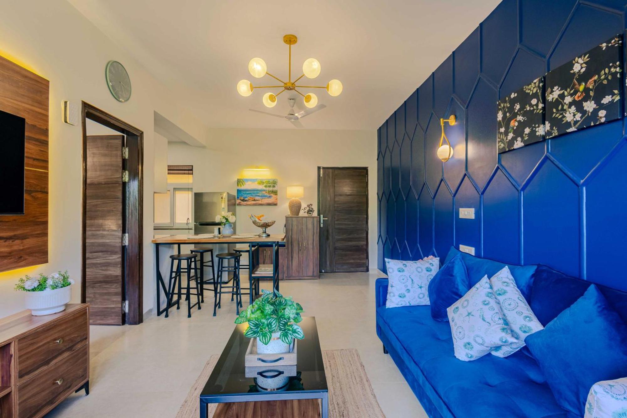 Alaya Stays 1 Bhk With Balcony & Pool - Veera Marina Кандолим Екстериор снимка